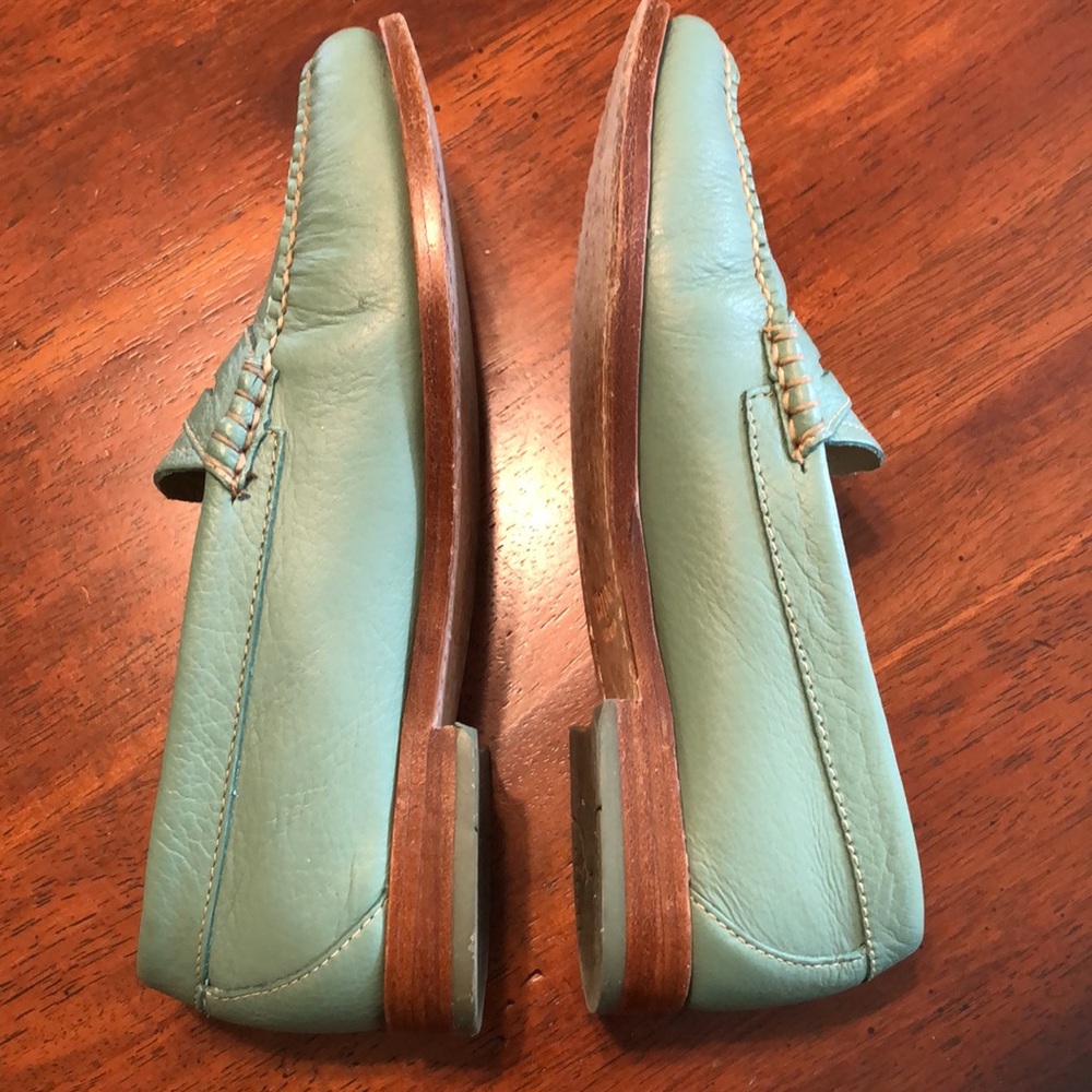 GH BASS Leather Weejuns Whitney Aquarius Loafers Size 6.5 - Picture 5 of 13